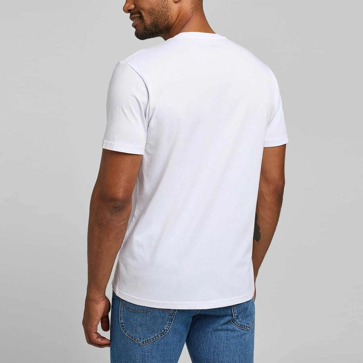 Lee T-shirt Patch Logo Bianco