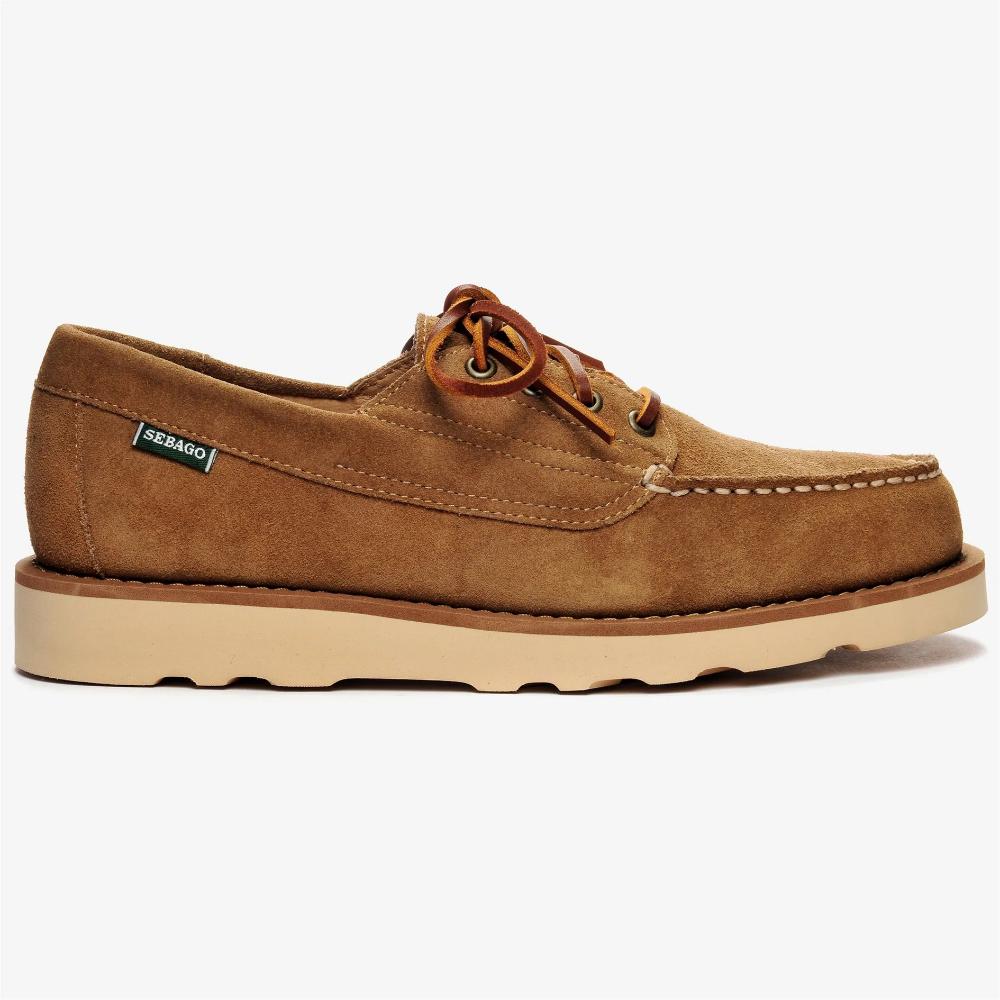 Sebago Scarpa Askookfield Suede Beige Camel