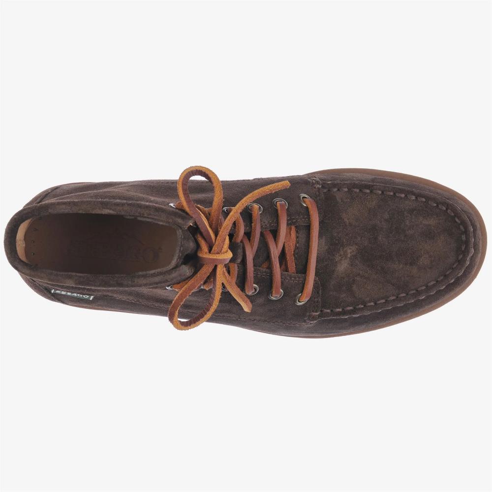 Sebago Scarpa Tala Mid Suede Dk Brown