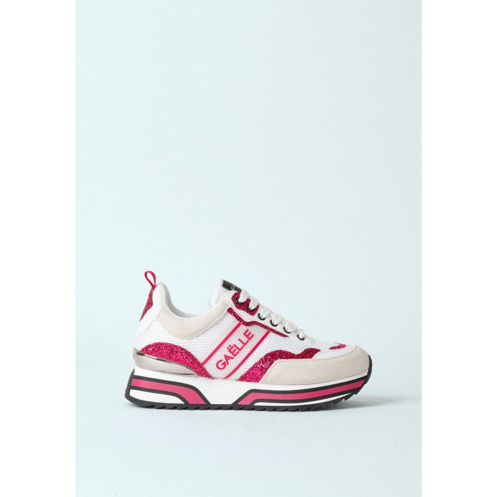 Gaelle Paris Sneakers Running Fucsia Fluo