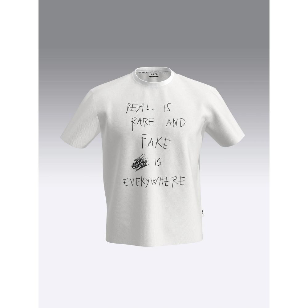Berna T-shirt Real Is Rare Uomo White