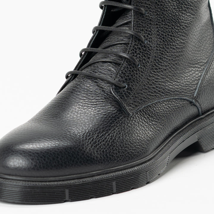 Stivale E.C. In Pelle Nero