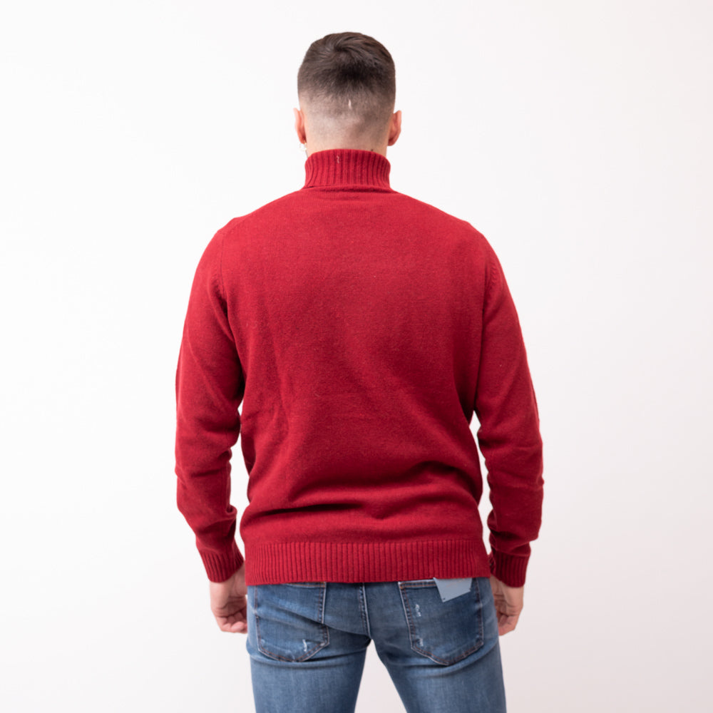 MAGLIONE 5.150 CICLISTA LAMBSWOOL CHERRY