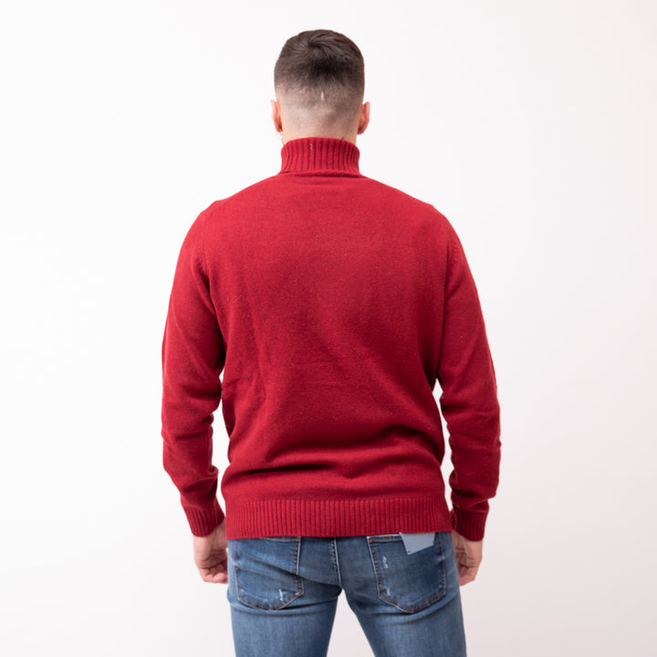 MAGLIONE 5.150 CICLISTA LAMBSWOOL CHERRY