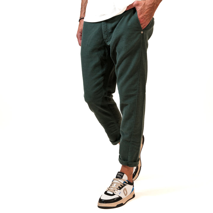 Berna Pantalone Chino Verde Bottiglia