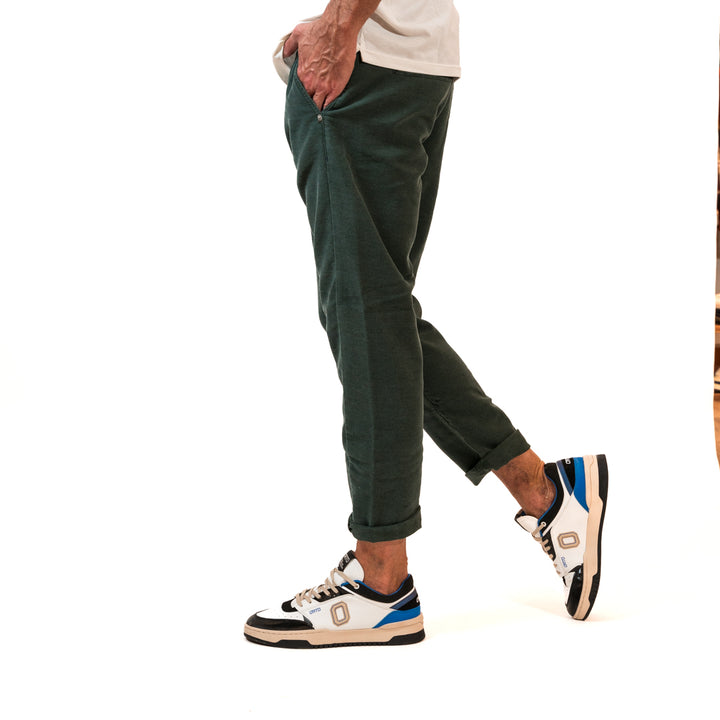 Berna Pantalone Chino Verde Bottiglia