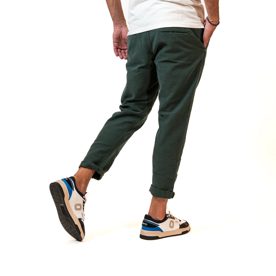 Berna Pantalone Chino Verde Bottiglia