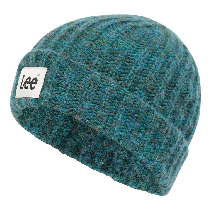 Lee Berretto Beanie Logo Turchese