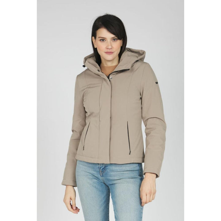Refrigiwear Short Lady Tech Jacket Beige Donna