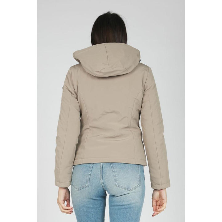 Refrigiwear Short Lady Tech Jacket Beige Donna