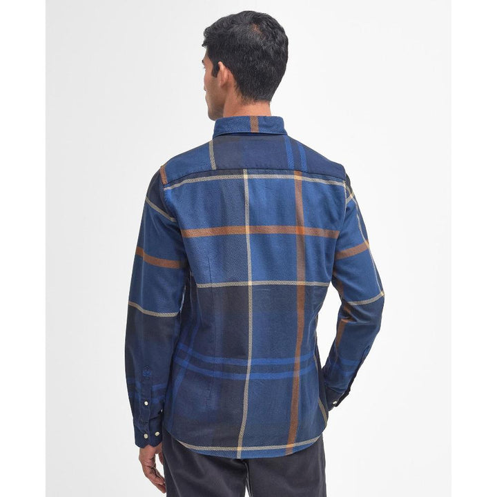 Barbour Camicia Dunoon Taglio Sartoriale Midnight Tartan