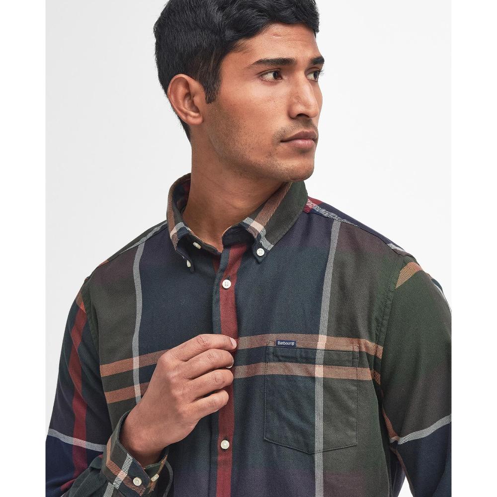 Barbour Camicia Dunoon Taglio Sartoriale Classic