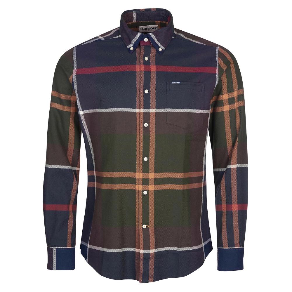 Barbour Camicia Dunoon Taglio Sartoriale Classic