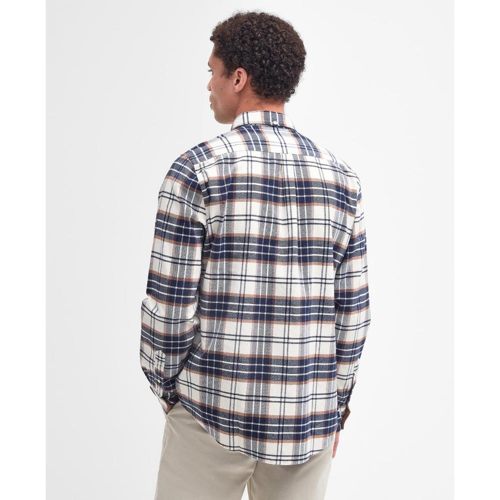 Barbour Camicia Portdown taglio sartoriale Ecru