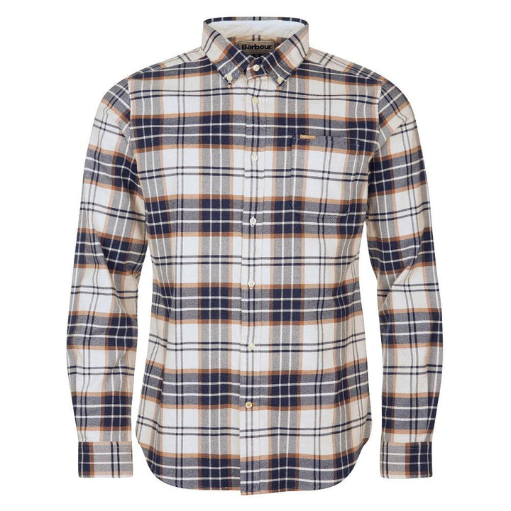 Barbour Camicia Portdown taglio sartoriale Ecru