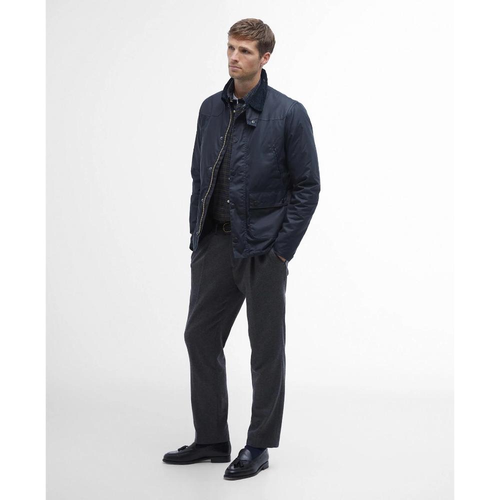 Barbour Wax Reelin Navy