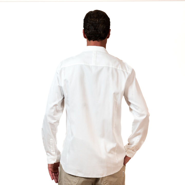 Berna Camicia Doppia Pinces White