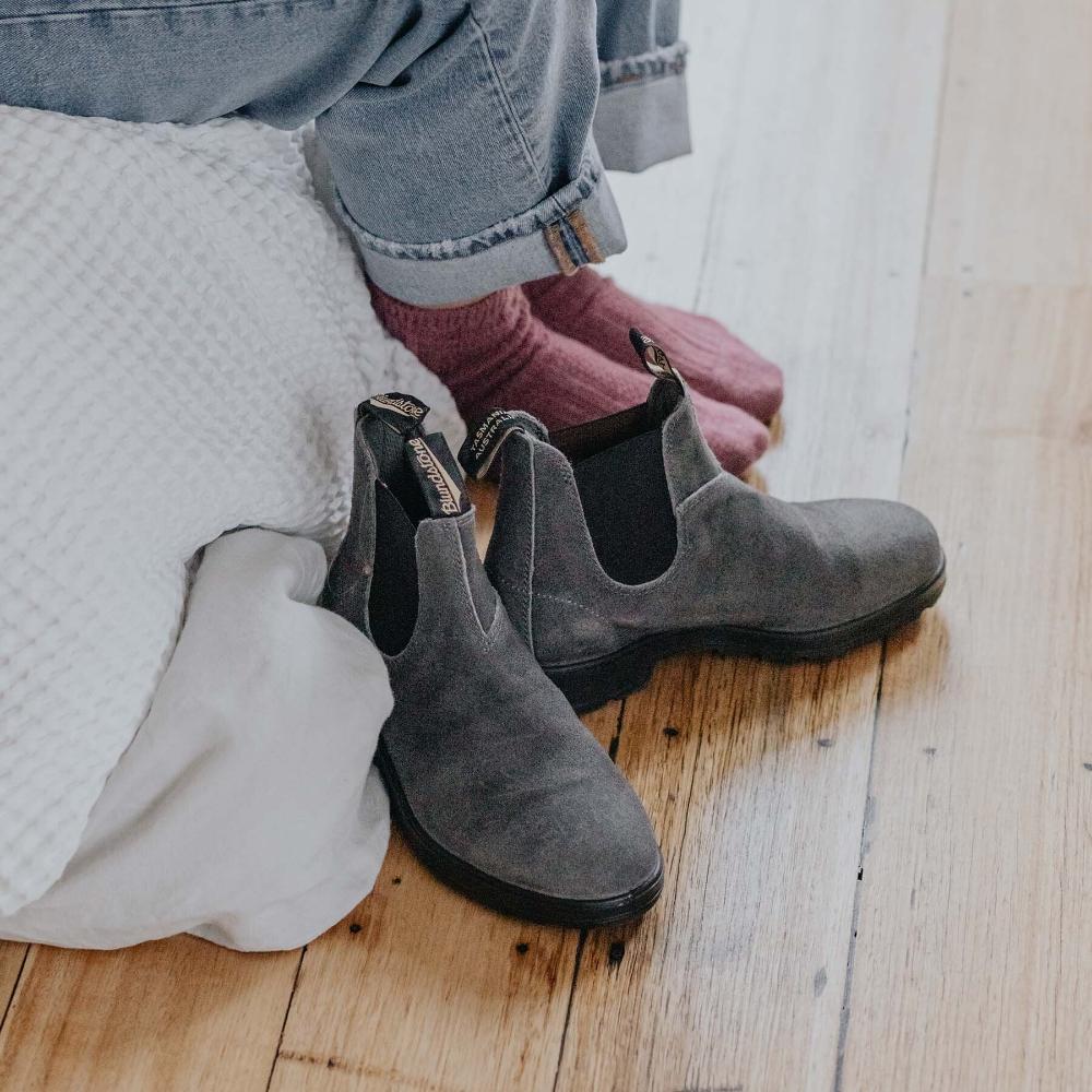 Blundstone Stivaletto Steel Grey Waxed Suede