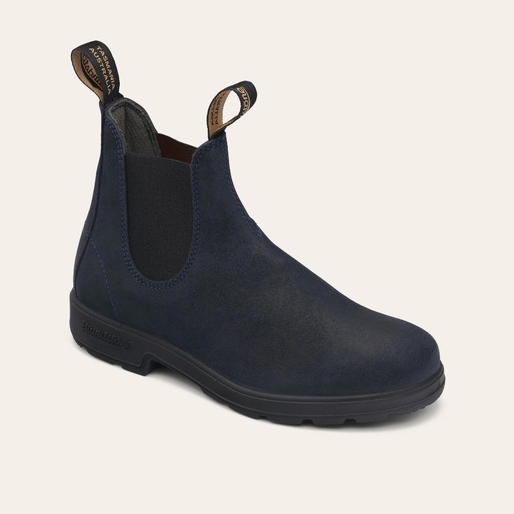 Blundstone Stivaletto Originals Navy Waxed Suede