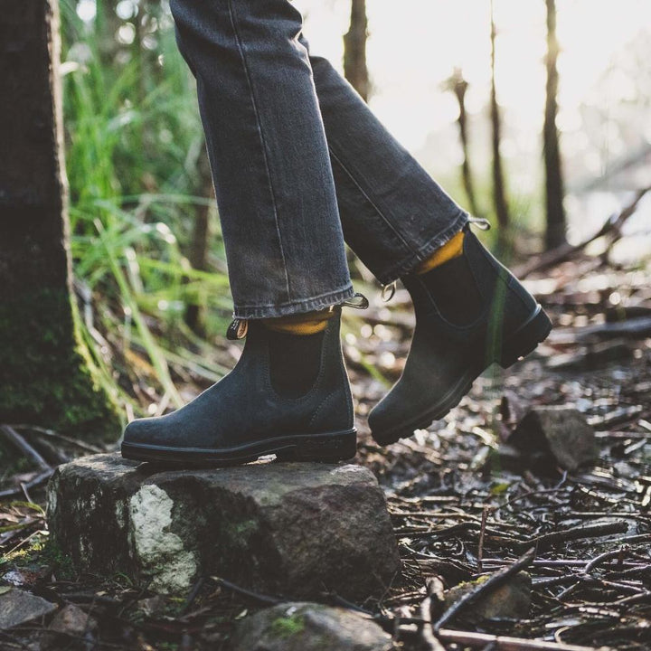 Blundstone Stivaletto Originals Navy Waxed Suede