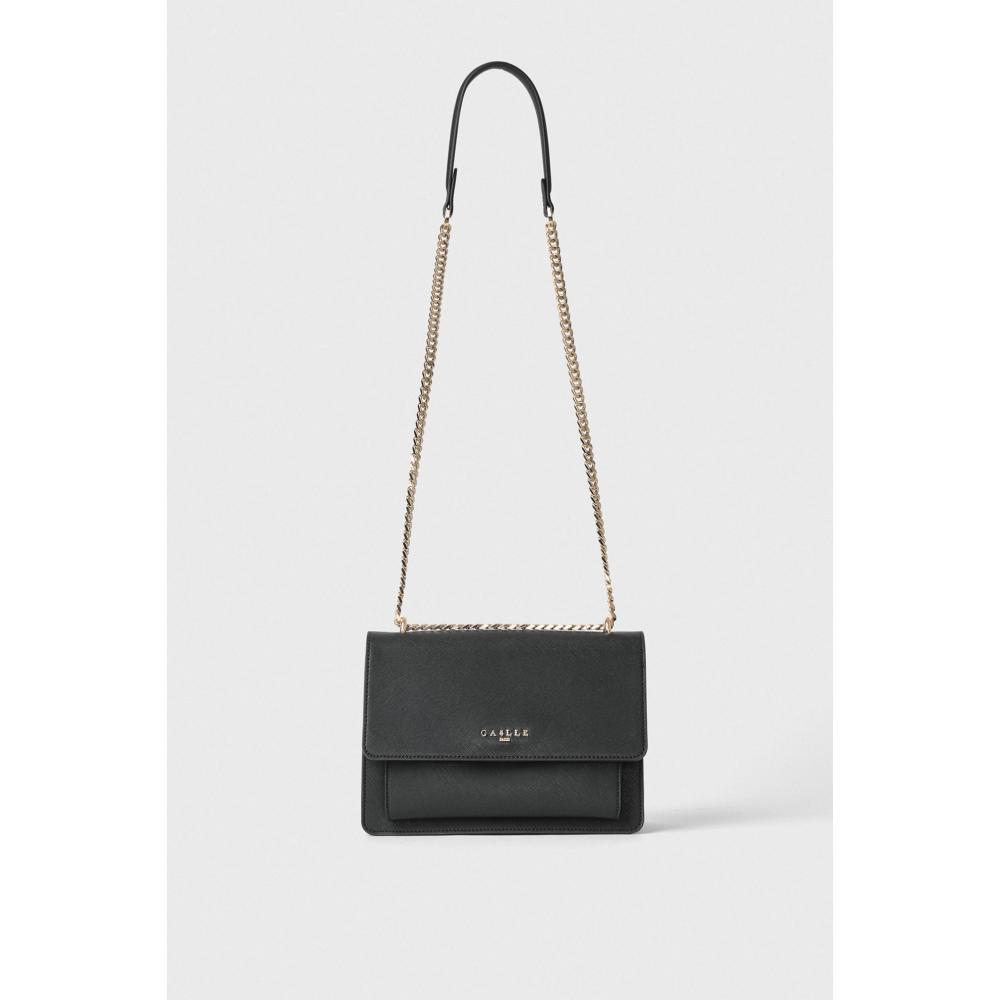 Gaëlle Paris Reg Shoulder Strap Ecopelle Saffiano Nero