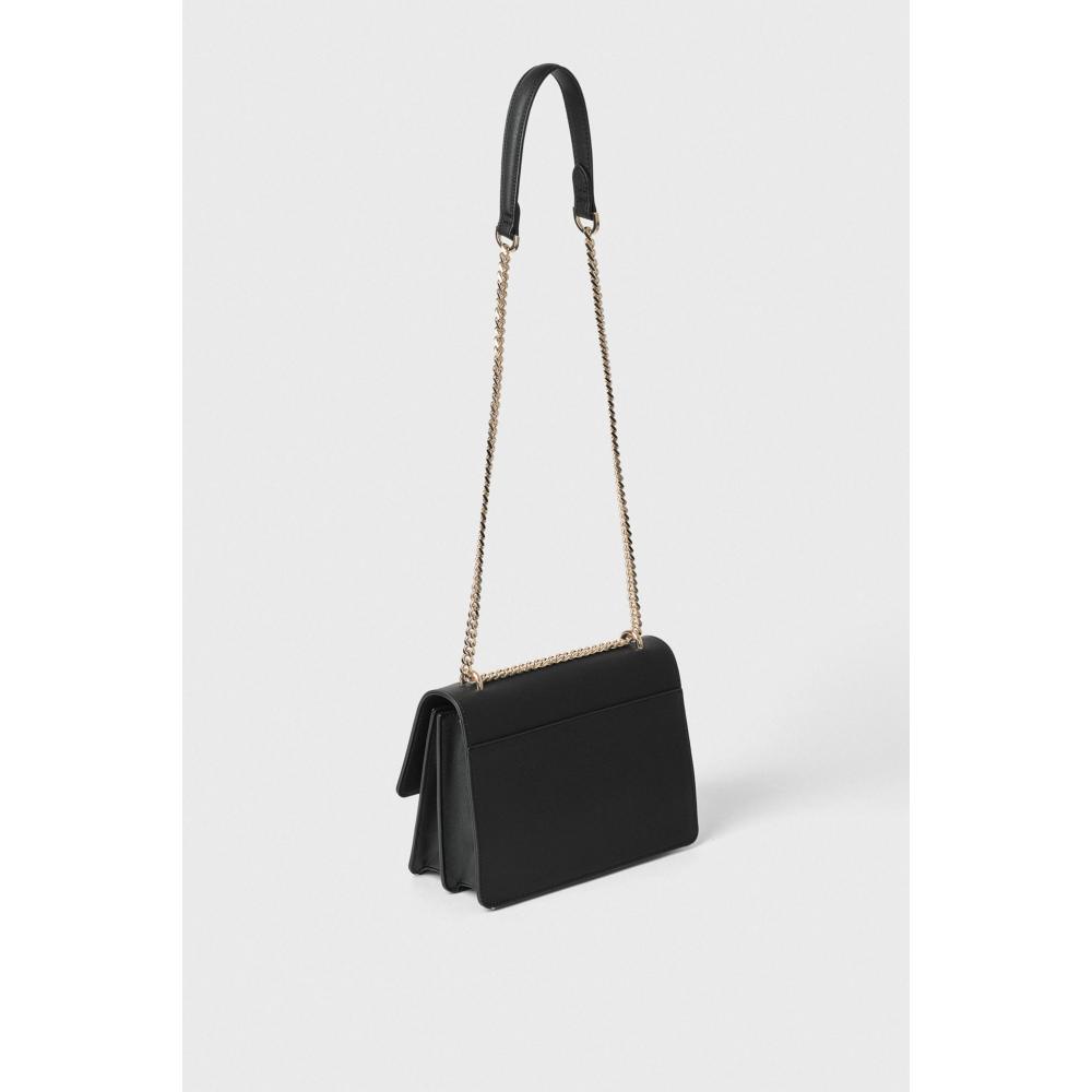 Gaëlle Paris Reg Shoulder Strap Ecopelle Saffiano Nero