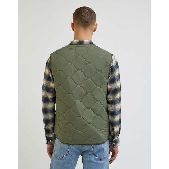 Lee Gilet Vest in Olive Grove