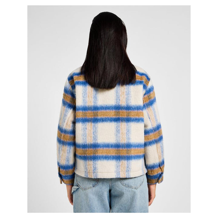 Lee Cropped Wool Jacket Midcentury Multicolor