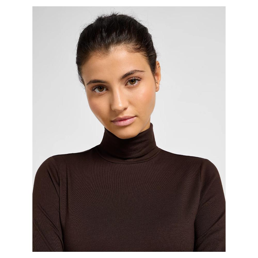 Lee Long Sleeve Turtleneck Caffè