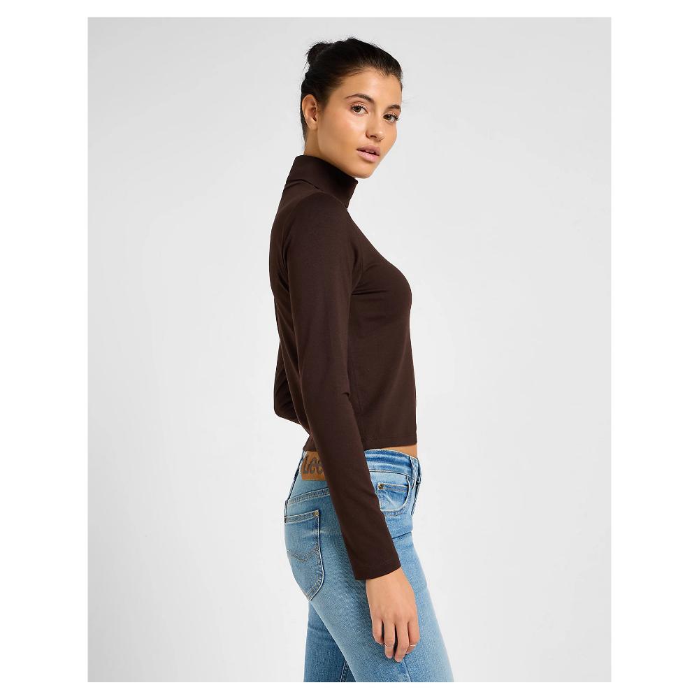 Lee Long Sleeve Turtleneck Caffè