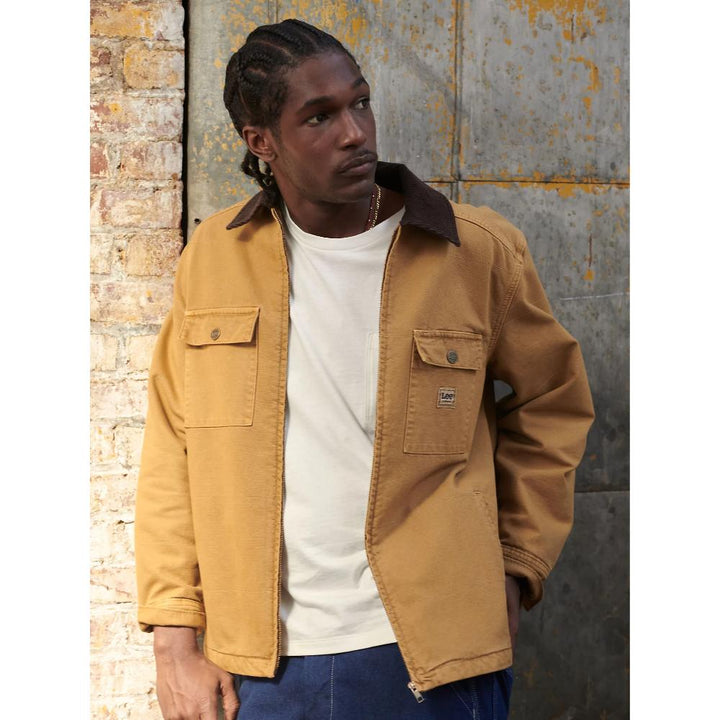 Lee Quilted Workwear Jacket in Glazed Ginger