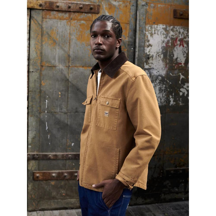 Lee Quilted Workwear Jacket in Glazed Ginger