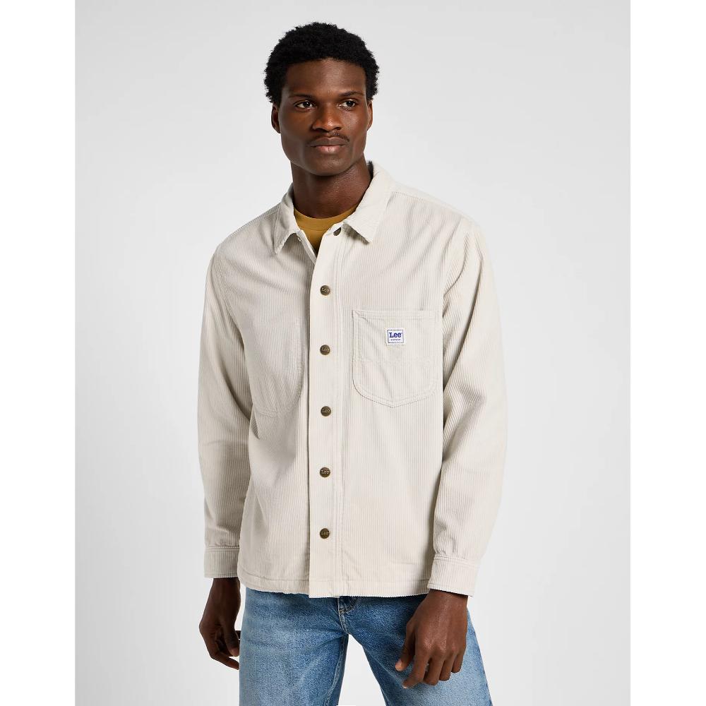 Lee Long Sleeve Worker Shirt in City Beige