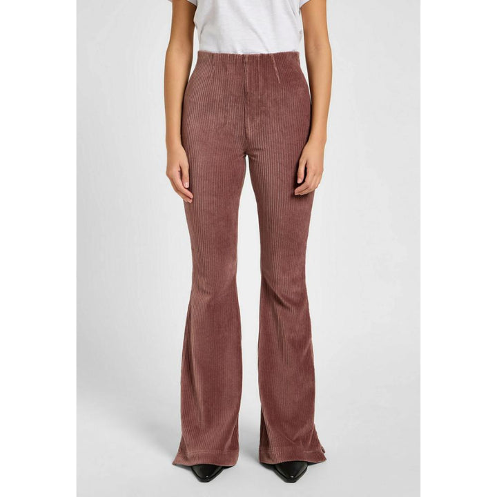 Lee Pull On Flare Pantaloni Dreamy Mauve Rosa