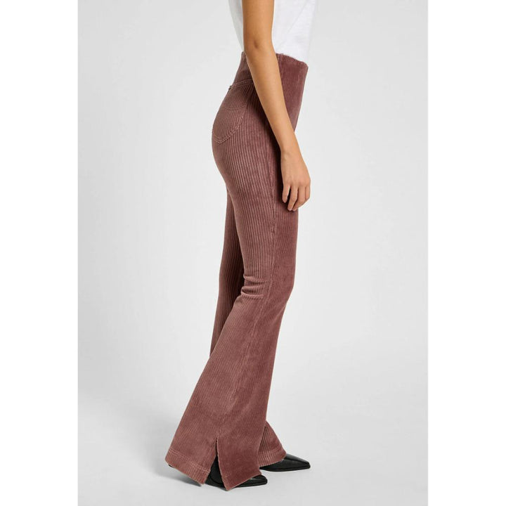 Lee Pull On Flare Pantaloni Dreamy Mauve Rosa