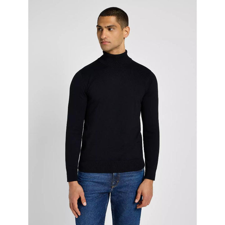 Lee Regular Turtle Neck Uomo Black