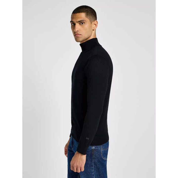 Lee Regular Turtle Neck Uomo Black