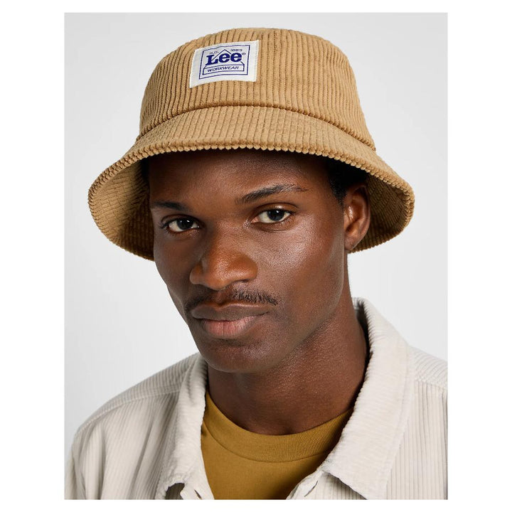 Lee Corduroy Workwear Bucket Hat Glazed Ginger