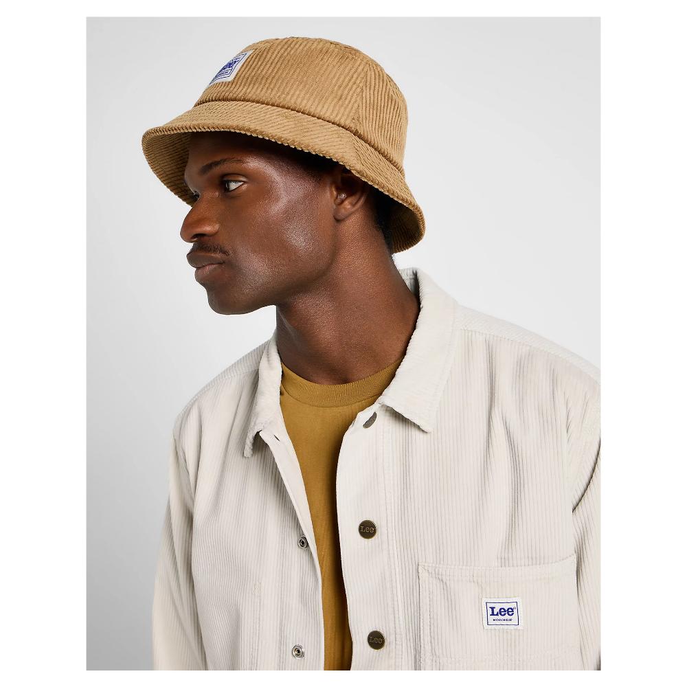 Lee Corduroy Workwear Bucket Hat Glazed Ginger