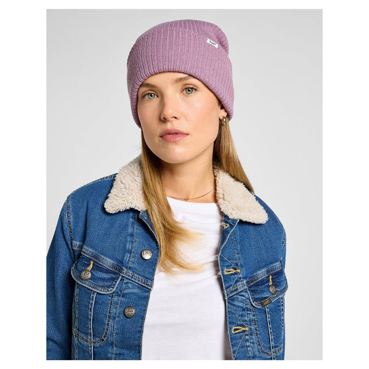 Lee Berretto Ribbed Beanie Rosa