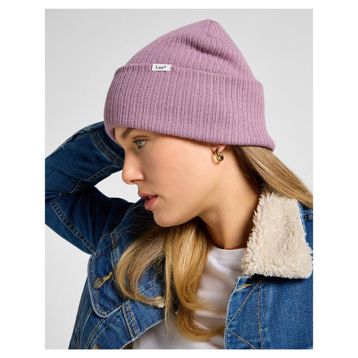 Lee Berretto Ribbed Beanie Rosa