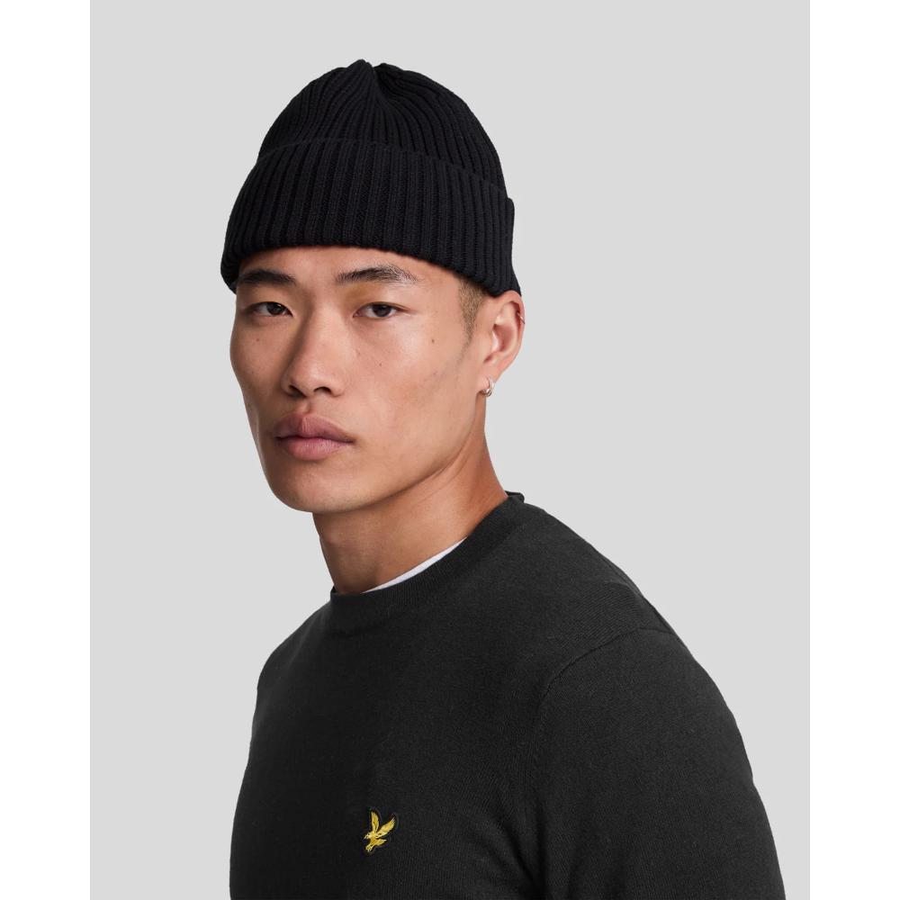 Lyle & Scott Maglione Cotton Merino Black