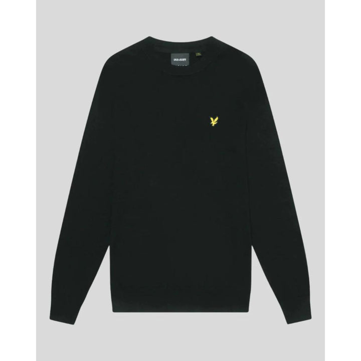 Lyle & Scott Maglione Cotton Merino Black