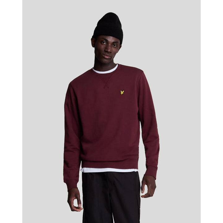 Lyle & Scott felpa Brushed Burgundy