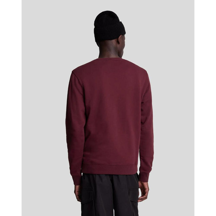 Lyle & Scott felpa Brushed Burgundy