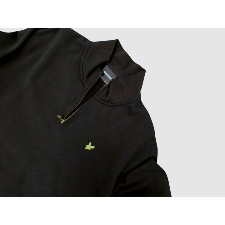 Lyle Scott Felpa Zip Black Uomo