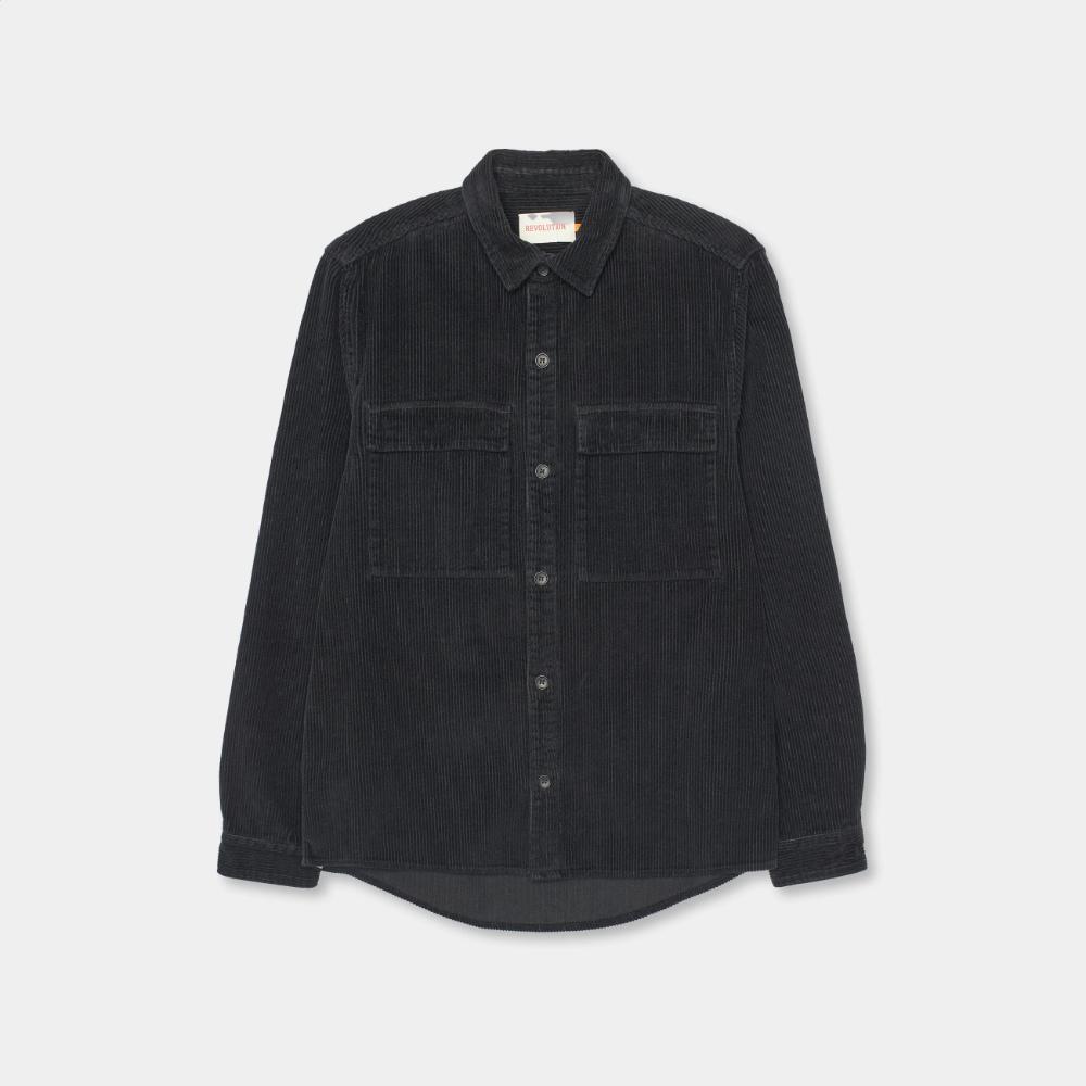 Revolution Overshirt Velluto Dark Grey