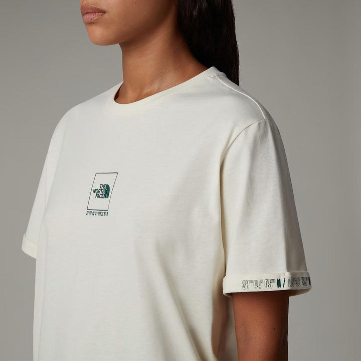 The North Face T-shirt Coordinates Donna White Dune