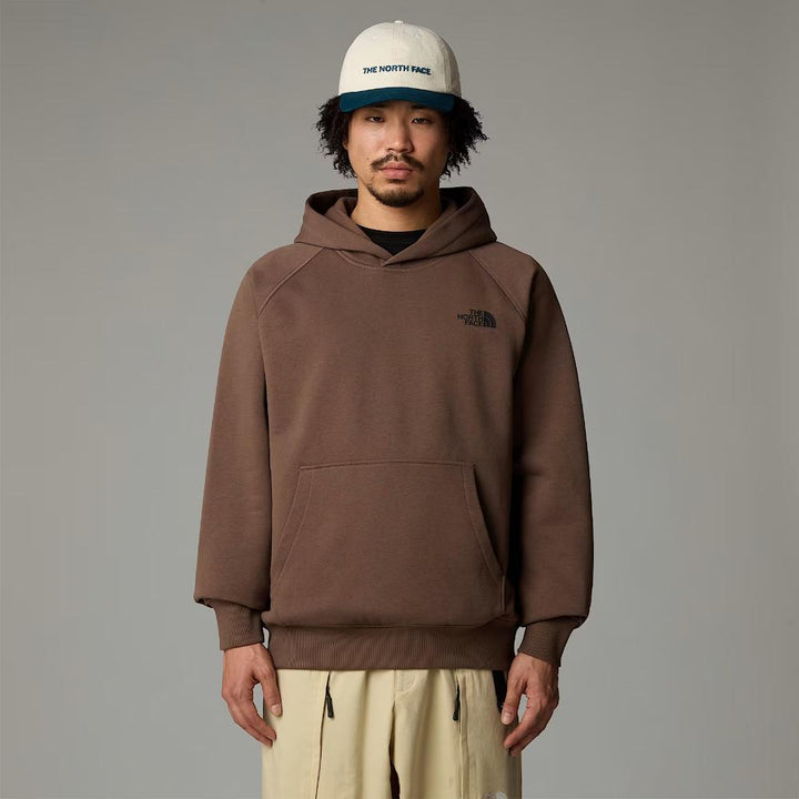 The North Face Felpa Con Cappuccio Maniche Raglan Redbox Uomo Smokey Brown