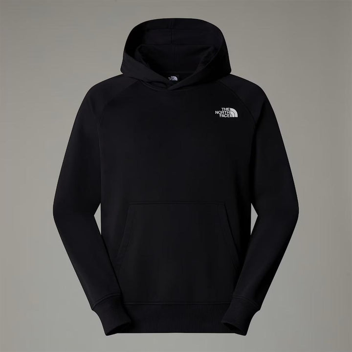 The North Face Felpa Con Cappuccio Maniche Raglan Redbox Uomo Black-White